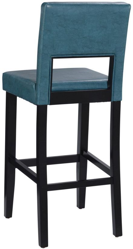 Linon Vega Blue Bar Stool-3