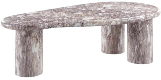 Meridian Furniture Sassari Brown Marble Coffee Table-0