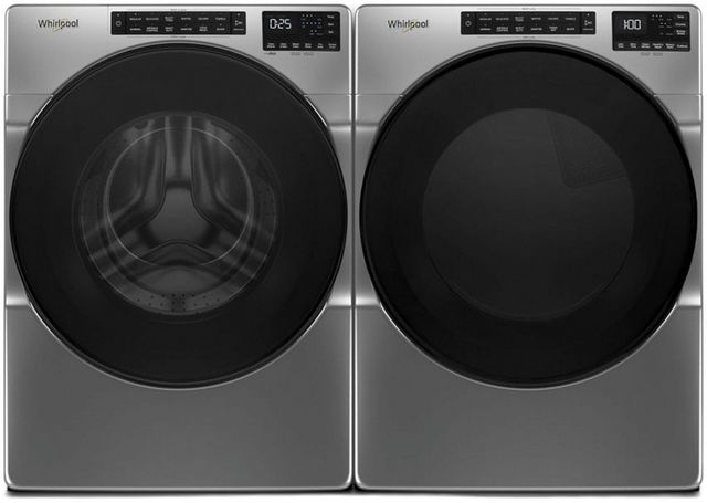 Whirlpool® Chrome Shadow Front Load Laundry Pair