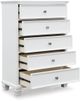 Signature Design by Ashley® Fortman White Chest of Drawers-3