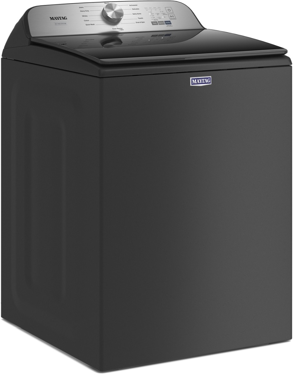 Maytag® Pet Pro System 4.7 Cu. Ft. Volcano Black Agitator Top Load