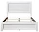 Mazin Furniture Corbin White Full Panel Bed-2