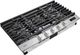 SKS 36" Stainless Steel Natural Gas Cooktop with Black Porcelain Coated Burner Pan-1