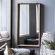 A & B Home Brown/Clear Rectangular Mirror-2