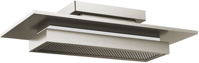 Brizo Frank Lloyd Wright® Brilliance® Luxe Nickel® 21" Single-Function Raincan Shower Head with Integrated Lighting-0