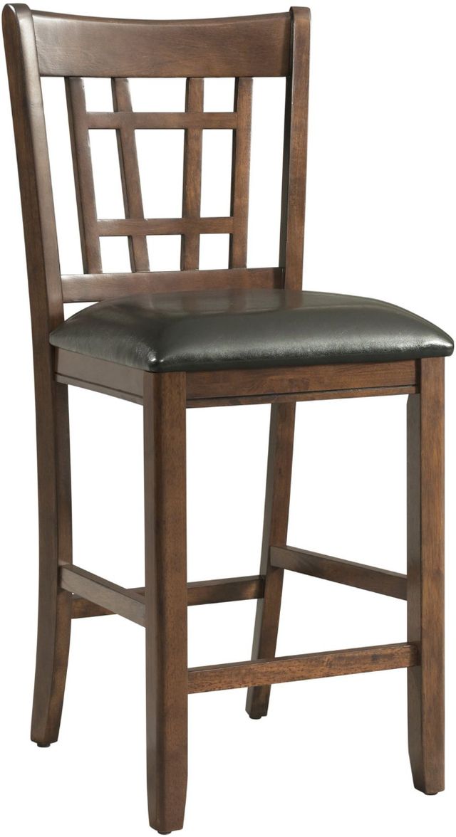 Elements International Max Cherry Pub Side Chairs-0