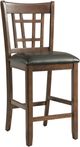 Elements International Max Cherry Pub Side Chairs-0