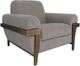 International Furniture Direct Loft Brown Almond Gray Armchair-0