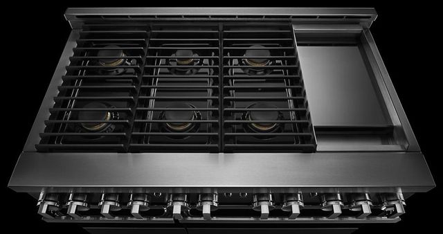 JennAir® Noir™ 48" Stainless Steel Pro Style Natural Gas Range-3