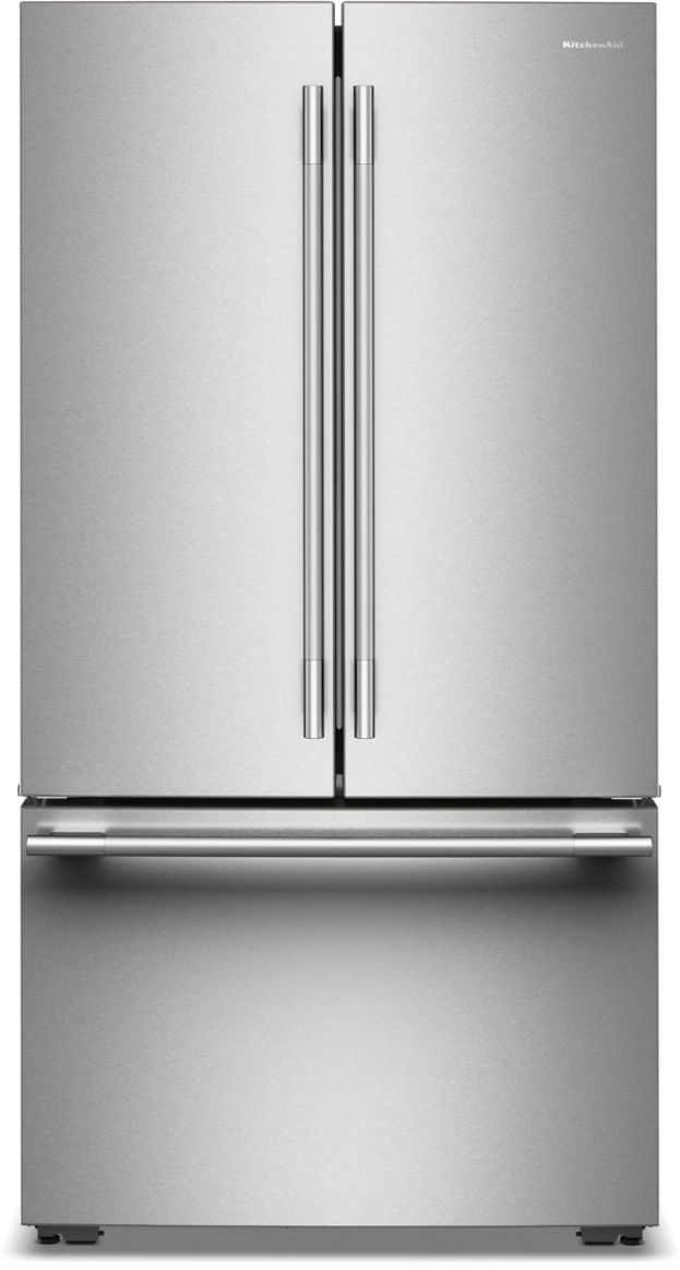 KitchenAid® 36" 24.8 Cu. Ft. PrintShield™ Stainless Steel Counter Depth French Door Refrigerator with Internal Water Dispenser-0