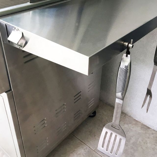 XO 67" Stainless Steel Outdoor Grill Cart-3