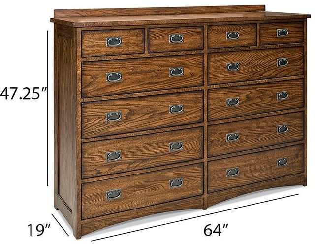 Intercon Oak Park Mission Dresser-2
