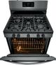 Frigidaire® 30" Black Stainless Steel Free Standing Gas Range-3