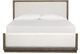 Magnussen Home® Westbourne Dark Umber/Milo Ivory Queen Panel Upholstered Headboard-1