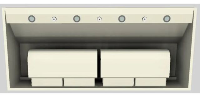 Vent-A-Hood® 54" Biscuit Wall Mounted Range Hood-3