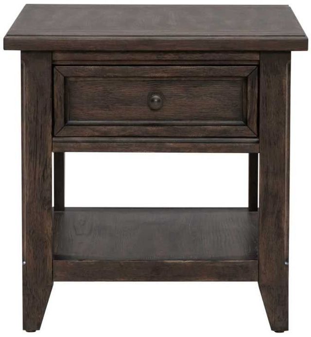 Liberty Furniture Paradise Valley Saddle Brown End Table-2