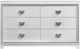 Elements International Moondance White Dresser-1