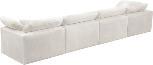 Meridian Furniture Cozy 4-Piece Cream 158" Modular Sofa-2