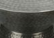 Monarch Specialties Inc. Silver Grey Iron Hourglass Drum Table-3