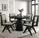 Furniture of America® Tottenham 5-Piece Black Dining Table Set-1