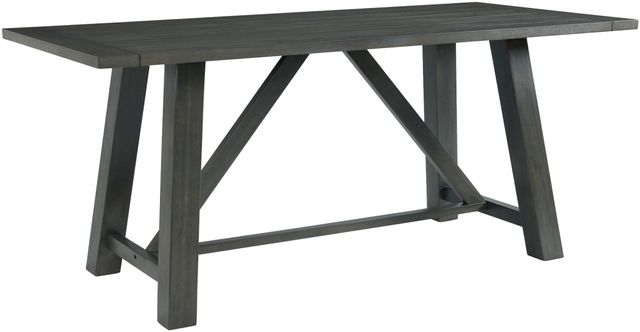 Elements International Renegade 6-Piece Grey Dining Set-1