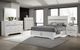 Coaster® Miranda White California King Upholstered Panel Bed -3