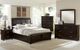Vaughan-Bassett Transitions Merlot Queen Upholstered Headboard-1