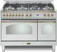 LOFRA® Dolcevita 48" Stainless Steel Pro Style Dual Fuel Range-0