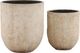 Dovetail Furniture Questor 2-Piece Beige Planter Set-0