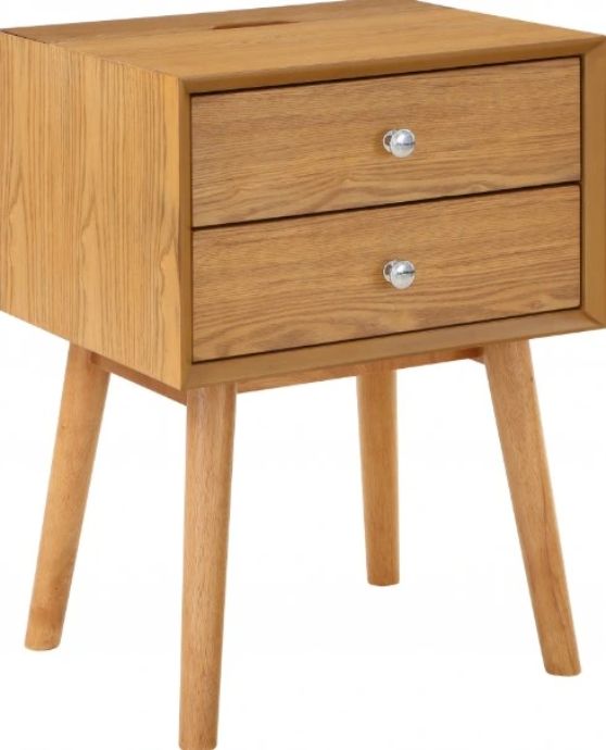 Meridian Furniture Teddy Natural Nightstand-0