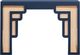 TOV Furniture Suzie Navy 45" Console Table-3