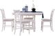 American Woodcrafters 6510 Cottage Traditions 5-Piece Clean White Dining Set-0