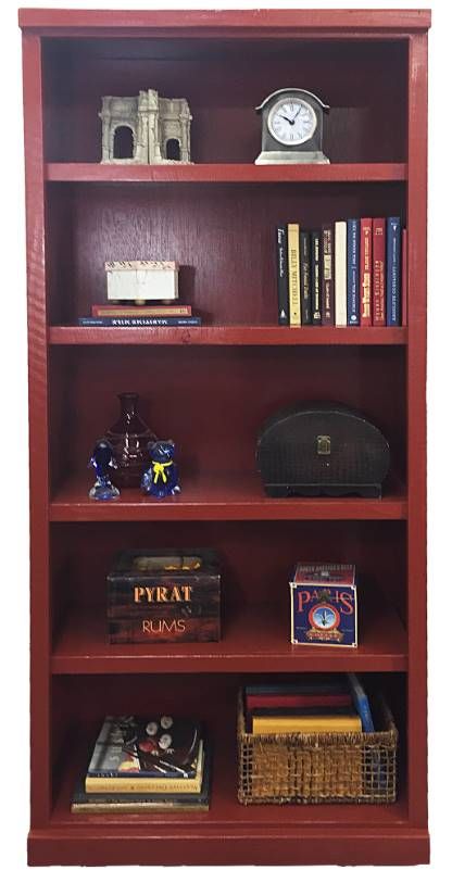 American Heartland Manufacturing Rustic 72" Bookcase-1