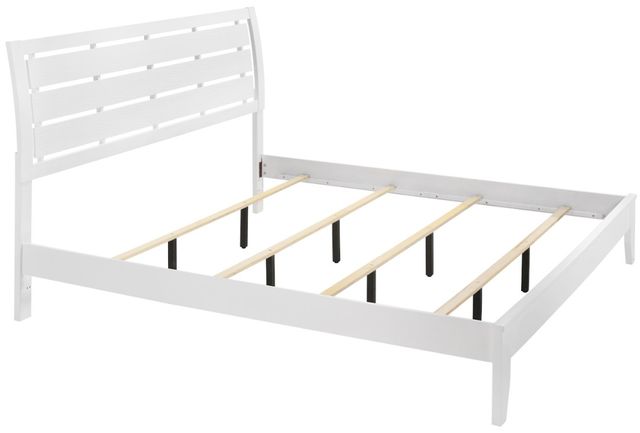 Crown Mark Evan White King Panel Bed-3