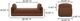 Moe's Home Collection Scout Toffee Daybed-2