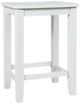 Jofran Inc. Eastern Tides 3-Piece ET Brushed White Counter Dining Set-3