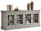 Martin Furniture Felicity Gray Four Door Console-0