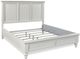 aspenhome® Cambridge Light Gray Paint California King Panel Bed-1