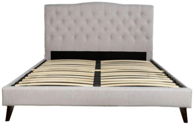 Bernards Rachel 3-Piece Brown/Taupe King Panel Bedroom Set-2