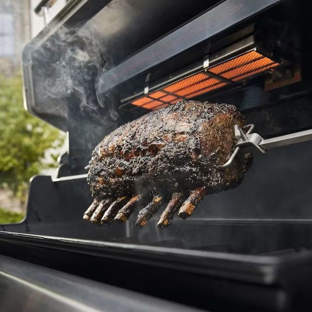 Weber® GC38 S 5-BUrner Stainless Steel Freestanding Natural Gas Grill-2