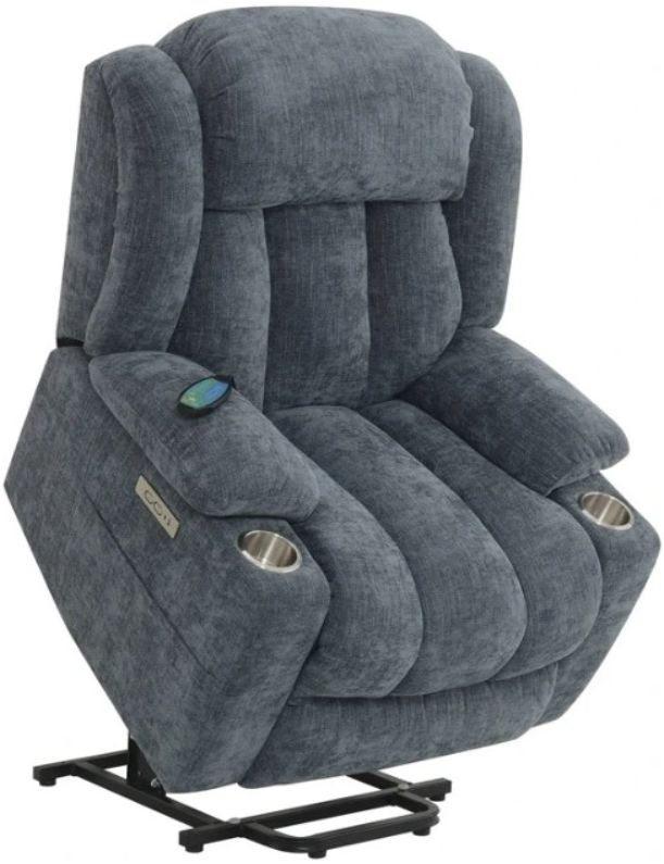 ACME Furniture Omarion Blue Power Recliner-2