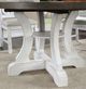 Furniture of America® Auletta 5-Piece Distressed White Dining Table Set with Gray Top -3