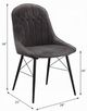 ACME Furniture Abraham 2-Piece Black/Dark Gray Side Chair Set-4
