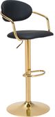 Zuo® Modern Gusto Black/Gold Bar Stool-0