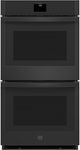 GE® 27" Black Double Electric Wall Oven-0