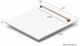ZLINE Autograph Edition 24" White Matte with Gold Handle Dishwasher Panel-4