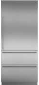 Sub-Zero® 36" Stainless Steel Integrated Tall Door Panel with Tubular Handle-1