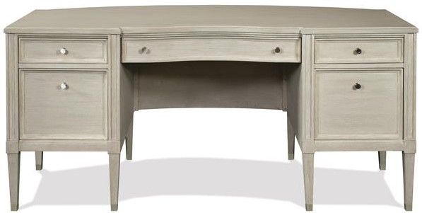 Riverside Furniture Maisie Champagne Executive Desk-2