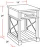 Parker House® Sundance 4-Piece Smokey Gray Occasional Table Set-5
