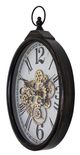 YHD Gold/White Ovate Gear Clock-3